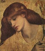 Dante Gabriel Rossetti Sancta Lilias painting